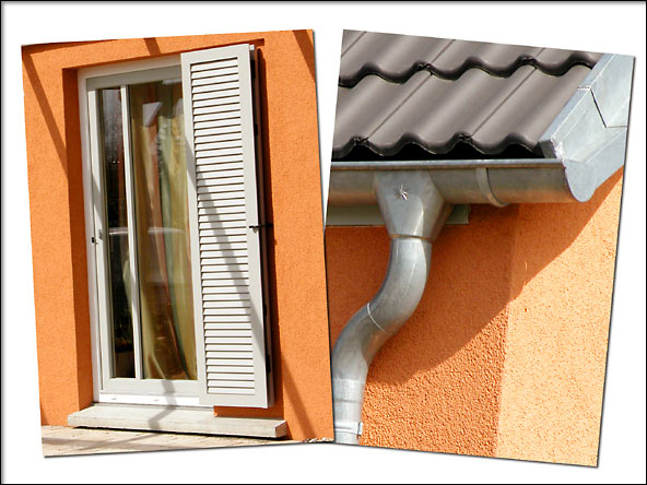 Baudetails am Musterhaus "Ahorn" im "Park Spreti" Photo Baudetails am Massivhaus Ahorn