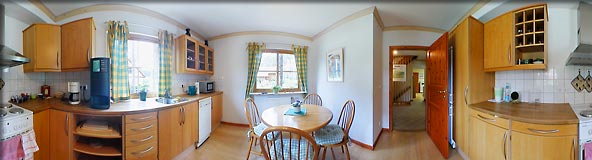 360-Grad-Panorama Haustyp "Villa Rosendal" K&uuml;che - Sj&ouml;dalshus Musterhaus Borkwalde