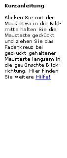 Panorama - Kurzanleitung